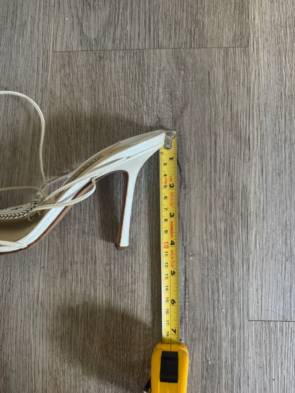 Jimmy Choo White Strappy Heels - Picture 8 of 9